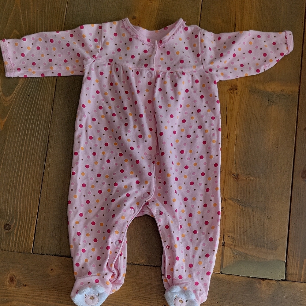 Polka Dot Pink Kids One Piece
